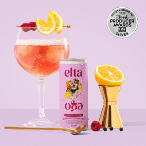 Elta Ego Raspberry + Yuzu G&T - 250ml 4 Pack